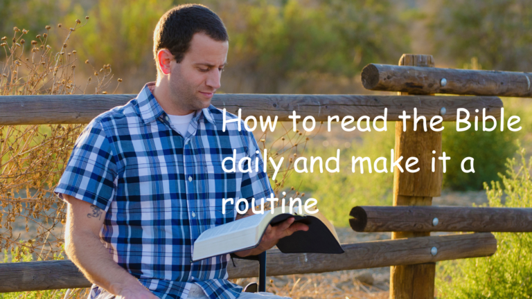 How to read the Bible