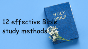Bible study methods