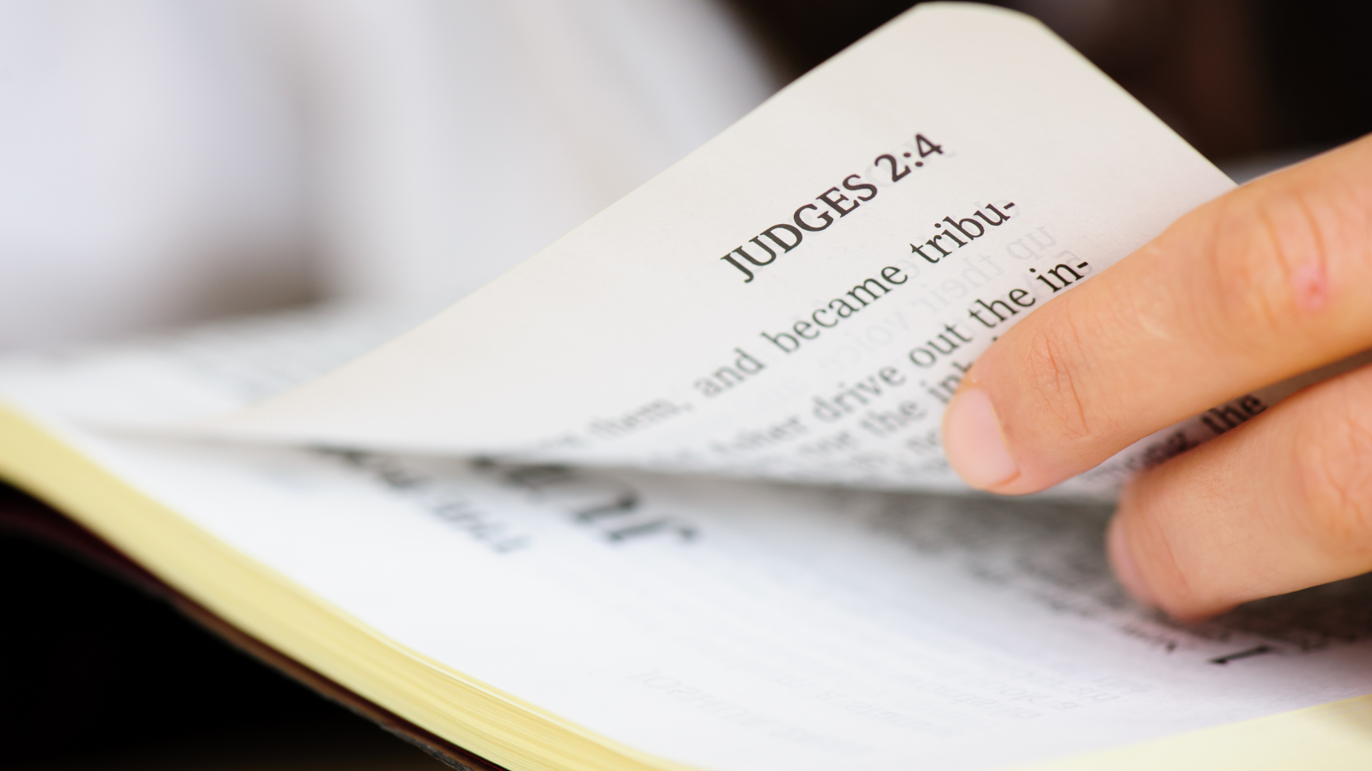 Judges Bible study guide