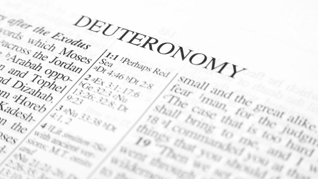 Deuteronomy Bible study guide
