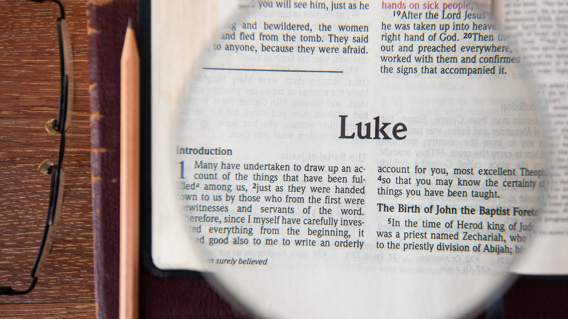 Luke Bible study guide