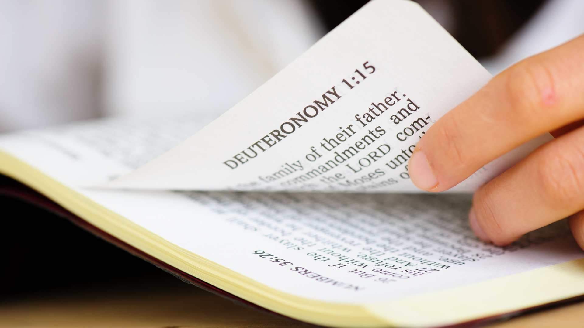 Deuteronomy Bible study guide