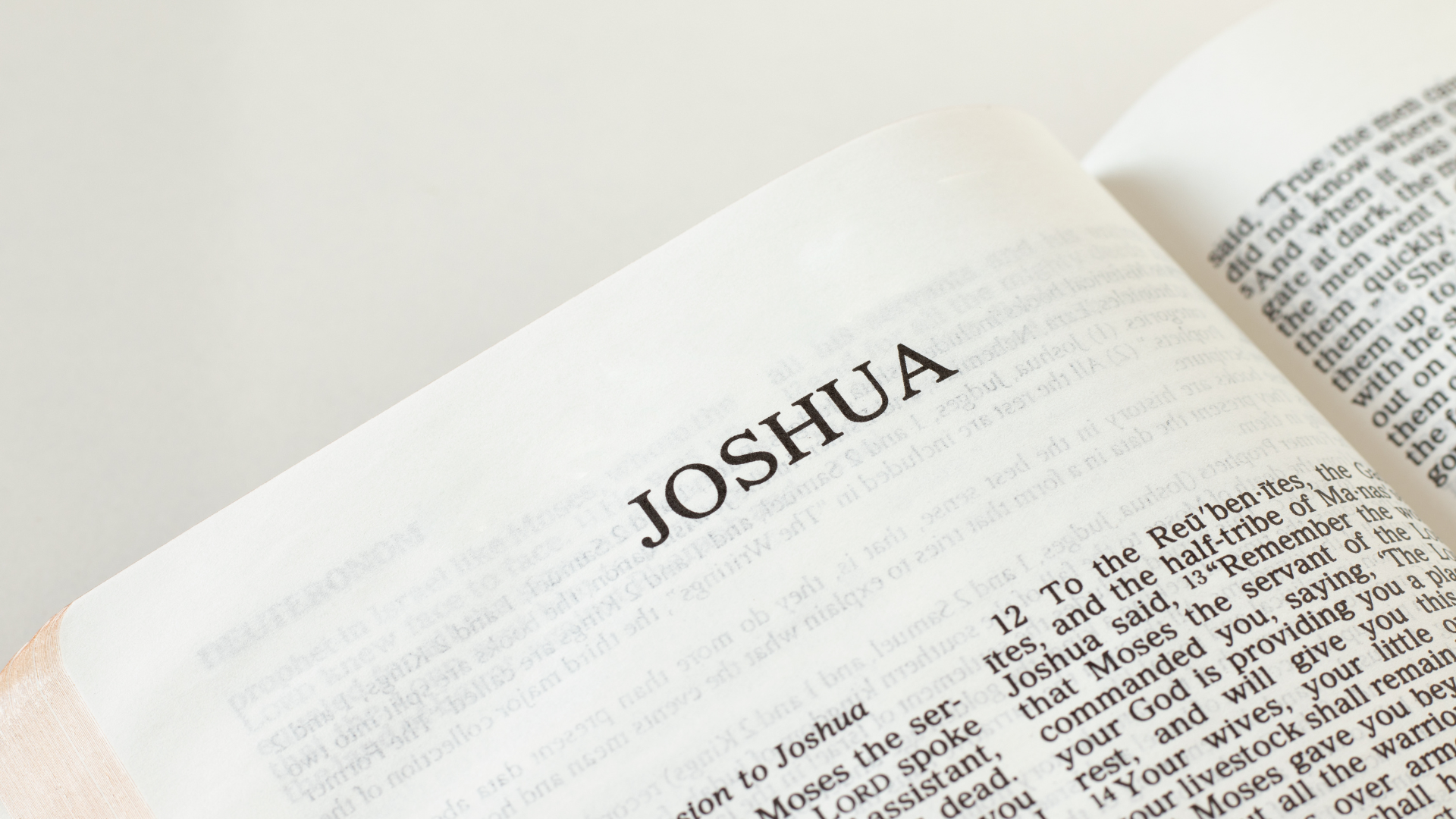 Joshua Bible study guide