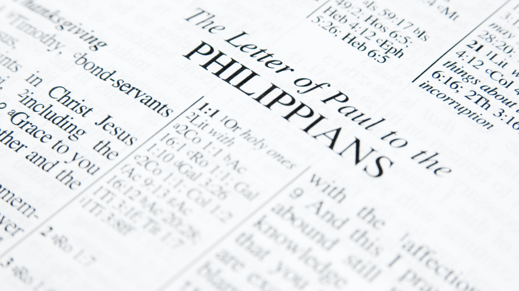 Philippians Bible study guide