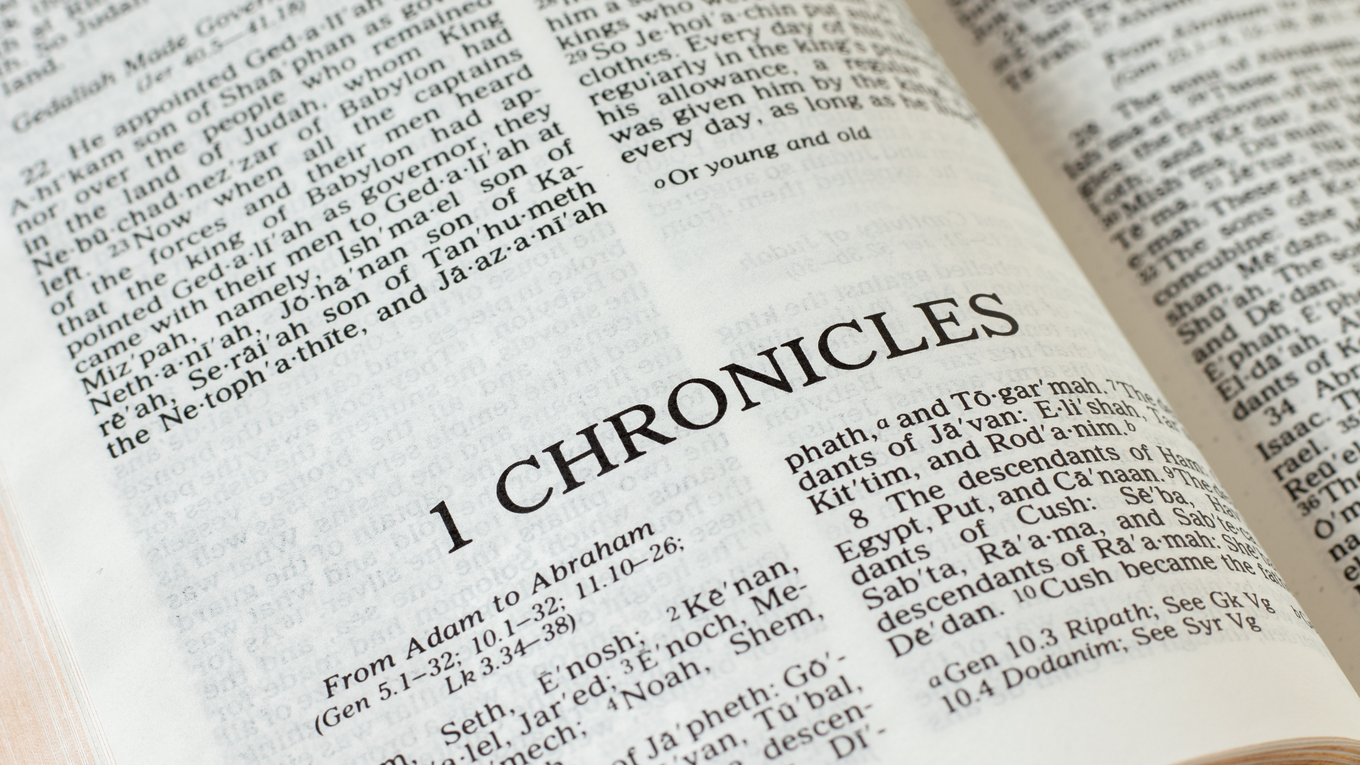 1 Chronicles Bible study guide