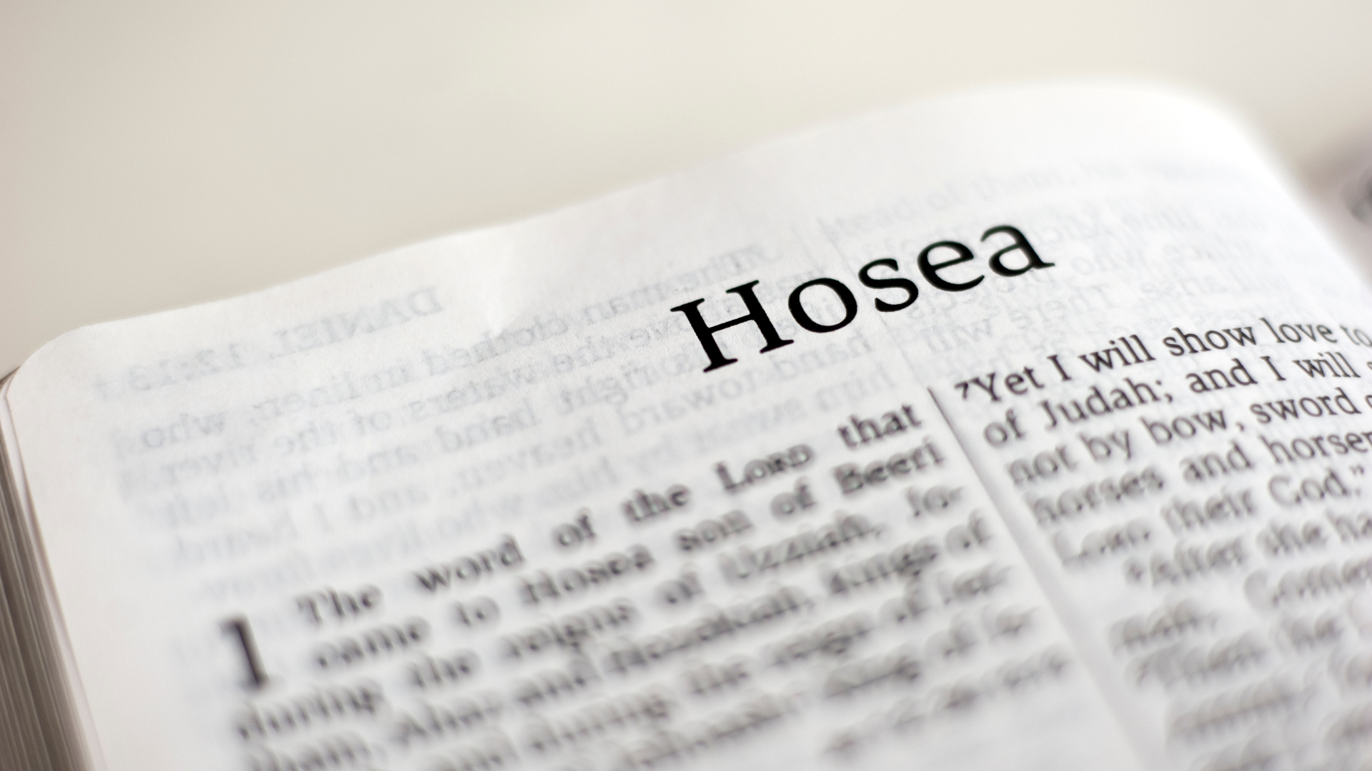 Hosea Bible study guide