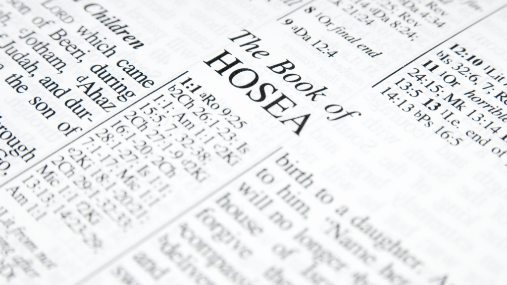 Hosea Bible study guide